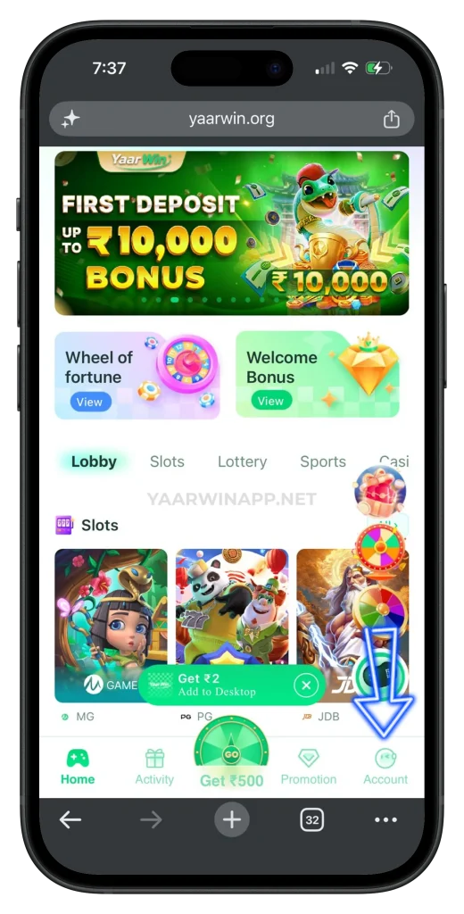 yaarwin-account
